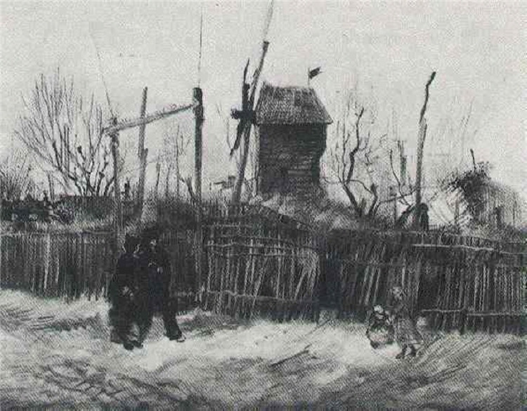 Street Scene In Montmartre